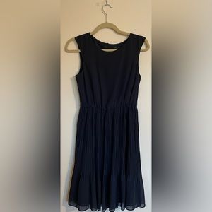 Ann Taylor Navy Dress Size 2 Petite